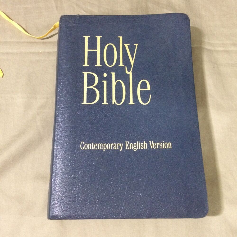 Holy Bible Contemporary English Version CEV 1995 American Bible Society Navy